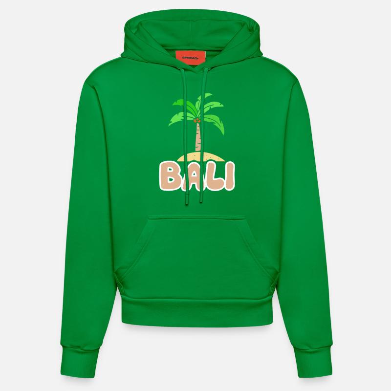 Bali Bali - Sweat à capuche bio ajusté fabriqué en UE - City Green