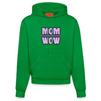 Maman - Sweat à capuche bio ajusté fabriqué en UE - City Green - Devant