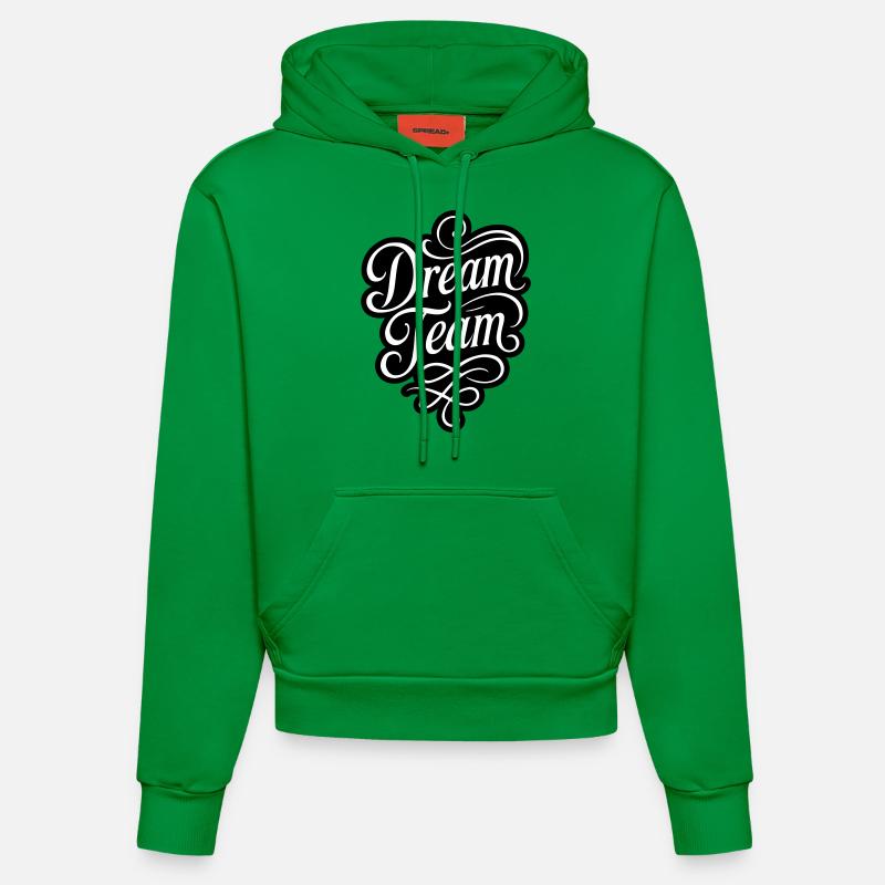 Équipe de rêve - Sweat à capuche bio ajusté fabriqué en UE - City Green