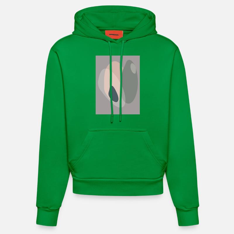 Affiche Geo Abst 2 - Sweat à capuche bio ajusté fabriqué en UE - City Green