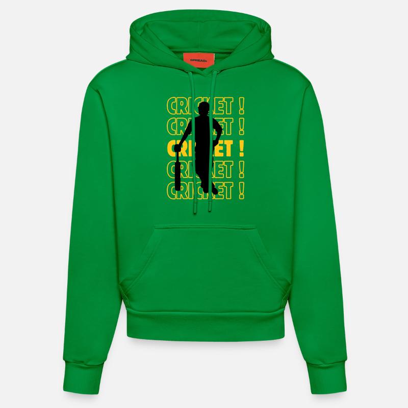 Cricket cricket cricket - Sweat à capuche bio ajusté fabriqué en UE - City Green
