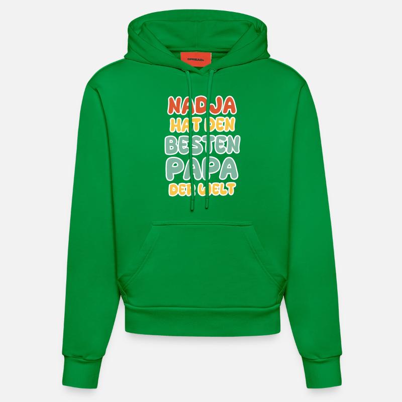 Nadja - Sweat à capuche bio ajusté fabriqué en UE - City Green