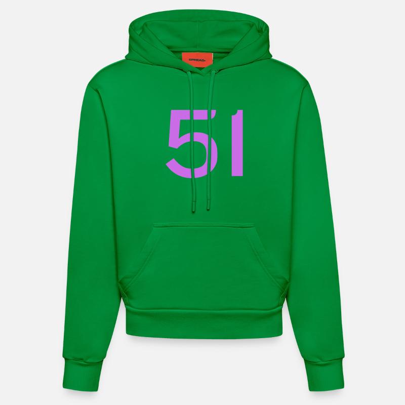 51 - Sweat à capuche bio ajusté fabriqué en UE - City Green