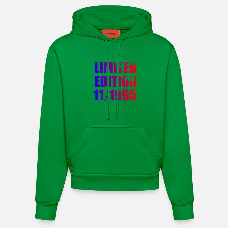 30e anniversaire Edition limitée 11/1995 - Sweat à capuche bio ajusté fabriqué en UE - City Green