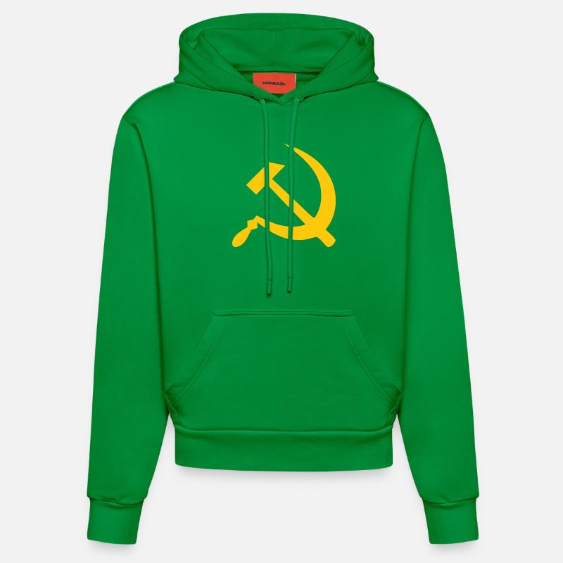 Communisme - Sweat à capuche bio ajusté fabriqué en UE - City Green