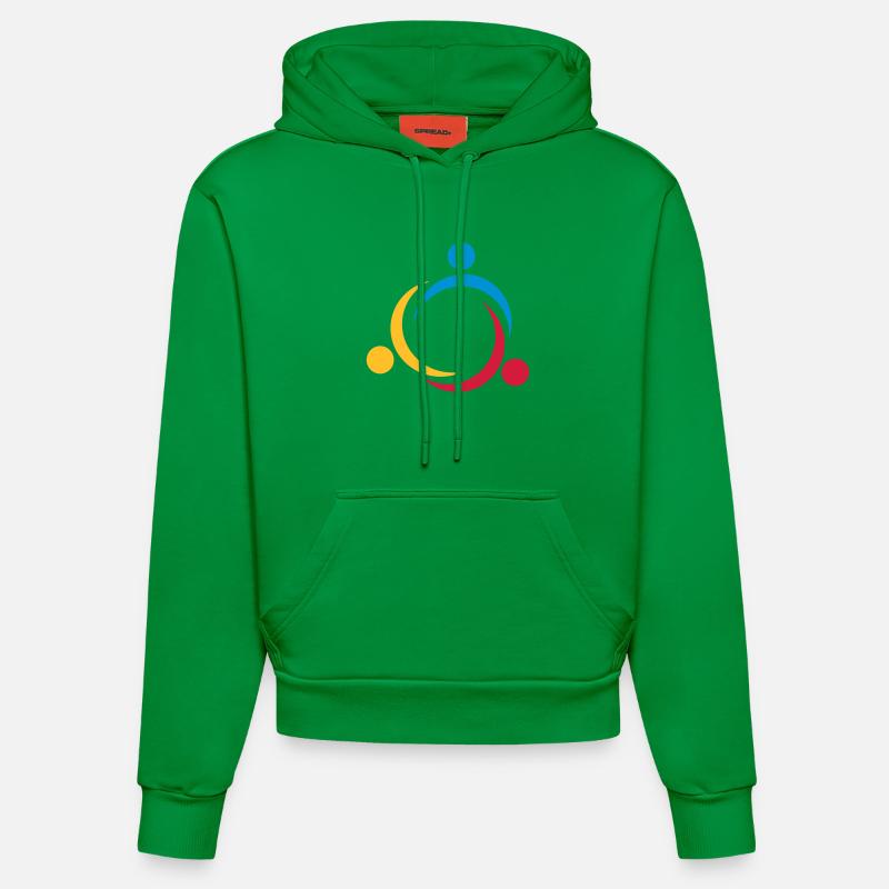 6061912 120363571 diversity2 - Sweat à capuche bio ajusté fabriqué en UE - City Green