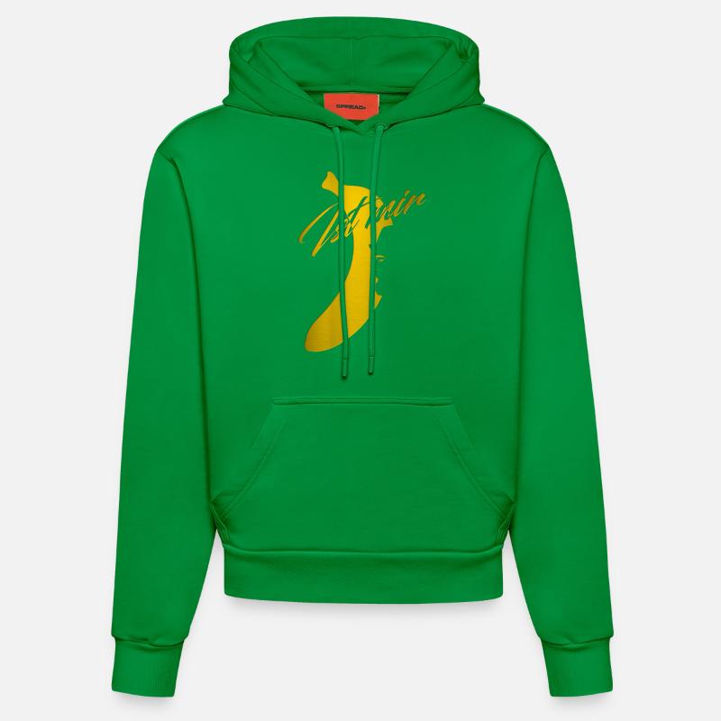 La banane est-elle pour moi ? - Sweat à capuche bio ajusté fabriqué en UE - City Green