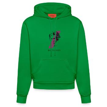 beethoven punk musik festival klassik komponist ta - Organic Fitted Hoodie Made in EU - City Green - Vorne