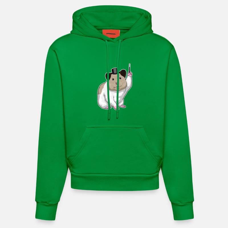 Baguette magique de hamster - Sweat à capuche bio ajusté fabriqué en UE - City Green