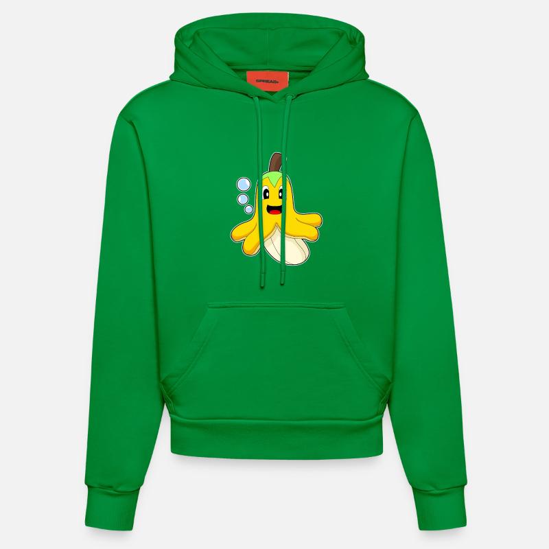 Poulpe Banane - Sweat à capuche bio ajusté fabriqué en UE - City Green