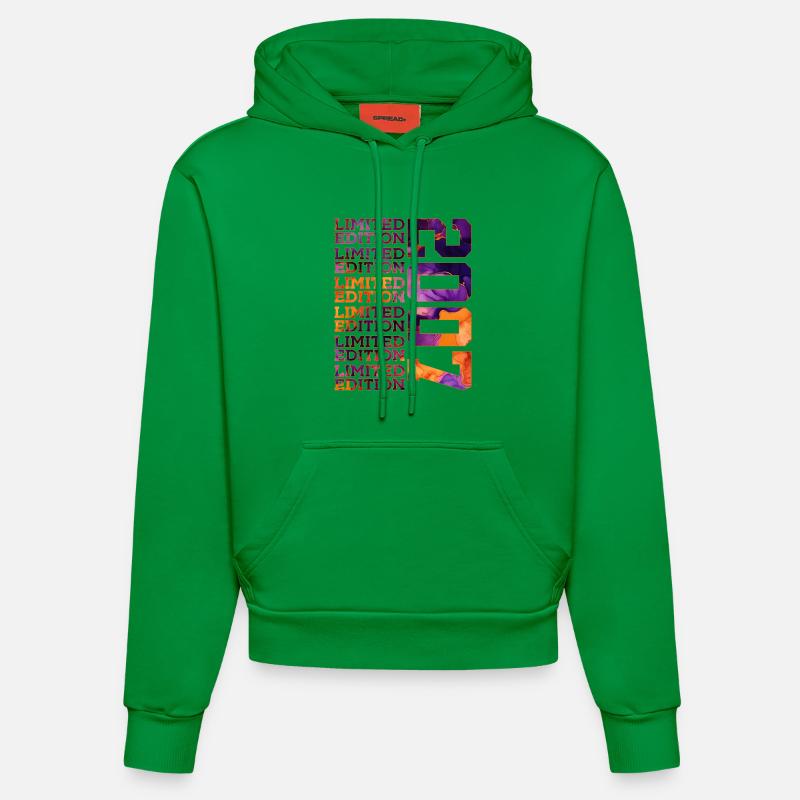 19E ANNIVERSAIRE ÉDITION LIMITÉE 2007 - Sweat à capuche bio ajusté fabriqué en UE - City Green