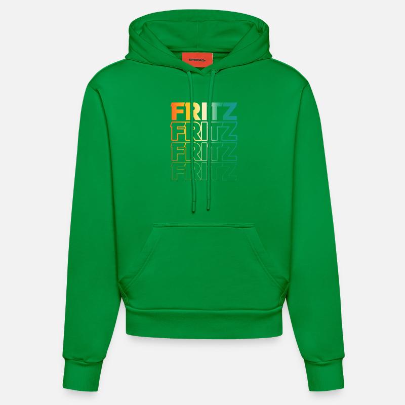Fritz - Sweat à capuche bio ajusté fabriqué en UE - City Green