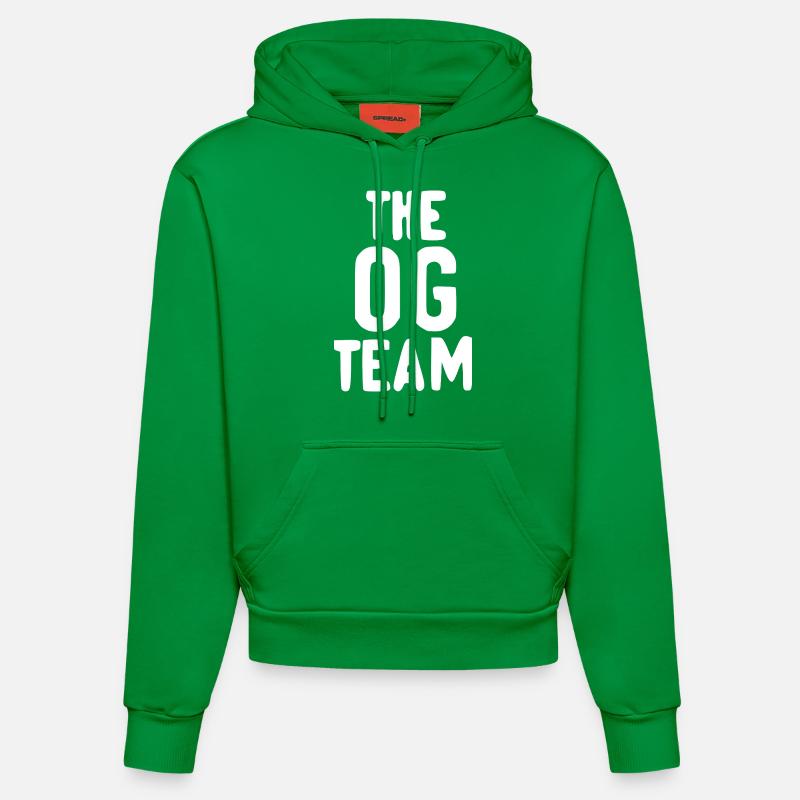 L’équipe OG - Sweat à capuche bio ajusté fabriqué en UE - City Green