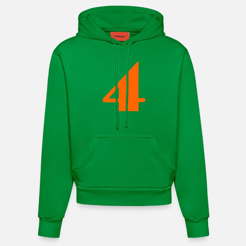 4 ANS,4e ANNIVERSAIRE,ANNIVERSAIRE 4 ANS - Sweat à capuche bio ajusté fabriqué en UE - City Green