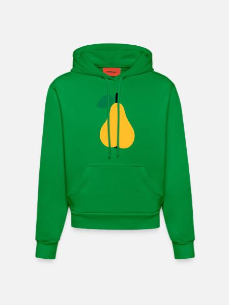 pear - Organic Fitted Hoodie Made in EU - City Green