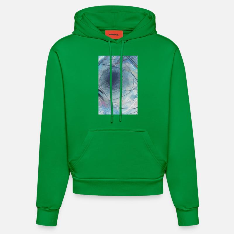 Formes et motifs - Sweat à capuche bio ajusté fabriqué en UE - City Green