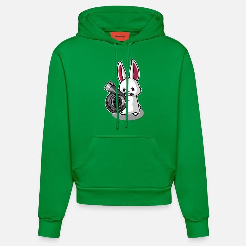 Malt à piston - Sweat à capuche bio ajusté fabriqué en UE - City Green