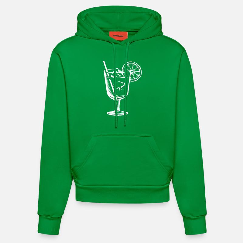 Boisson à la limonade - Sweat à capuche bio ajusté fabriqué en UE - City Green