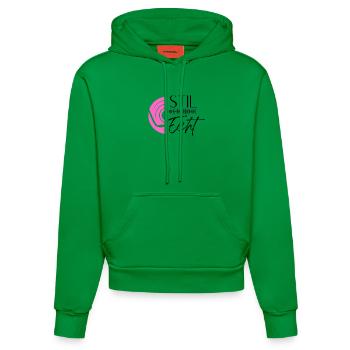 StyleReal BaseLogo - Sweat à capuche bio ajusté fabriqué en UE - City Green - Devant