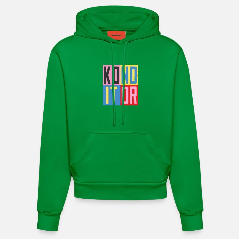 Design de Chef Pâtissier - Sweat à capuche bio ajusté fabriqué en UE - City Green