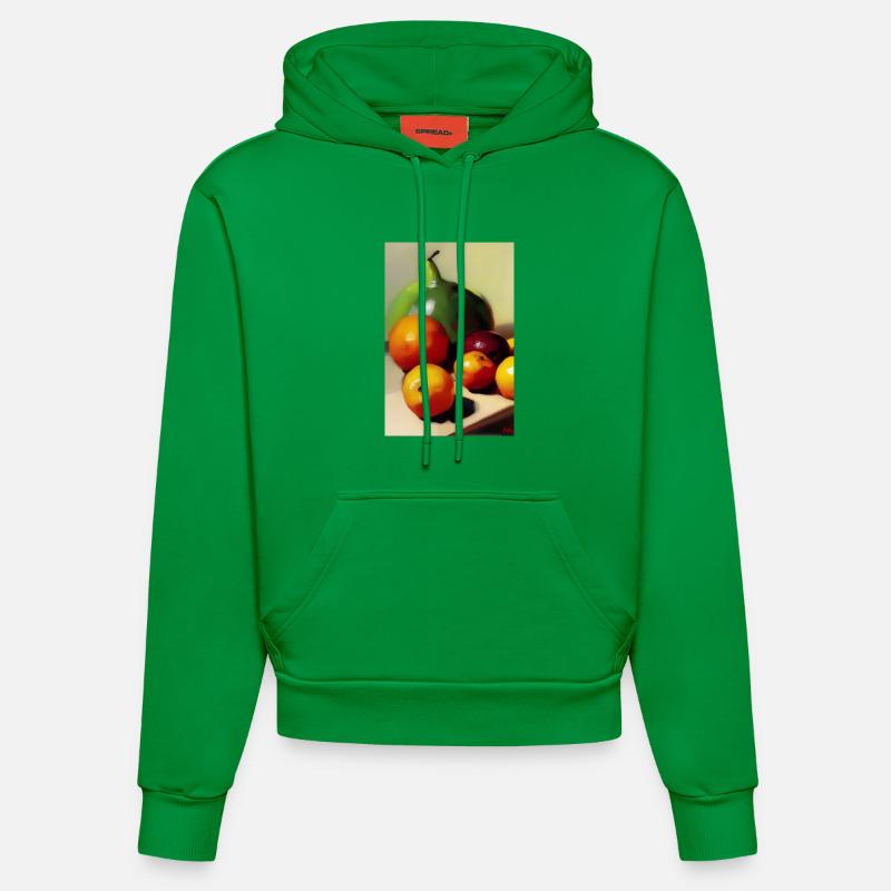 Fruit - Sweat à capuche bio ajusté fabriqué en UE - City Green