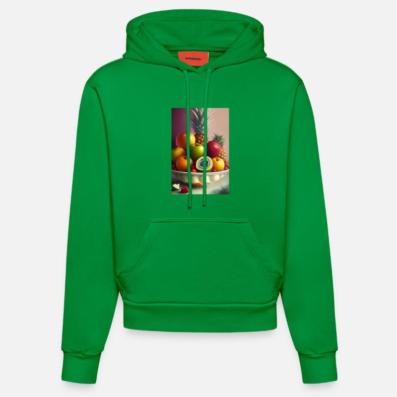 Fruit - Sweat à capuche bio ajusté fabriqué en UE - City Green