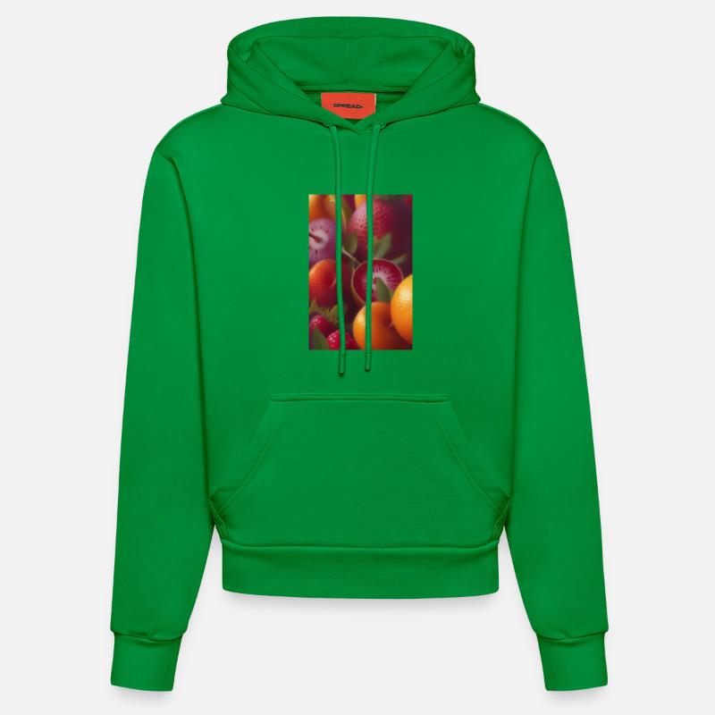 Fruit - Sweat à capuche bio ajusté fabriqué en UE - City Green