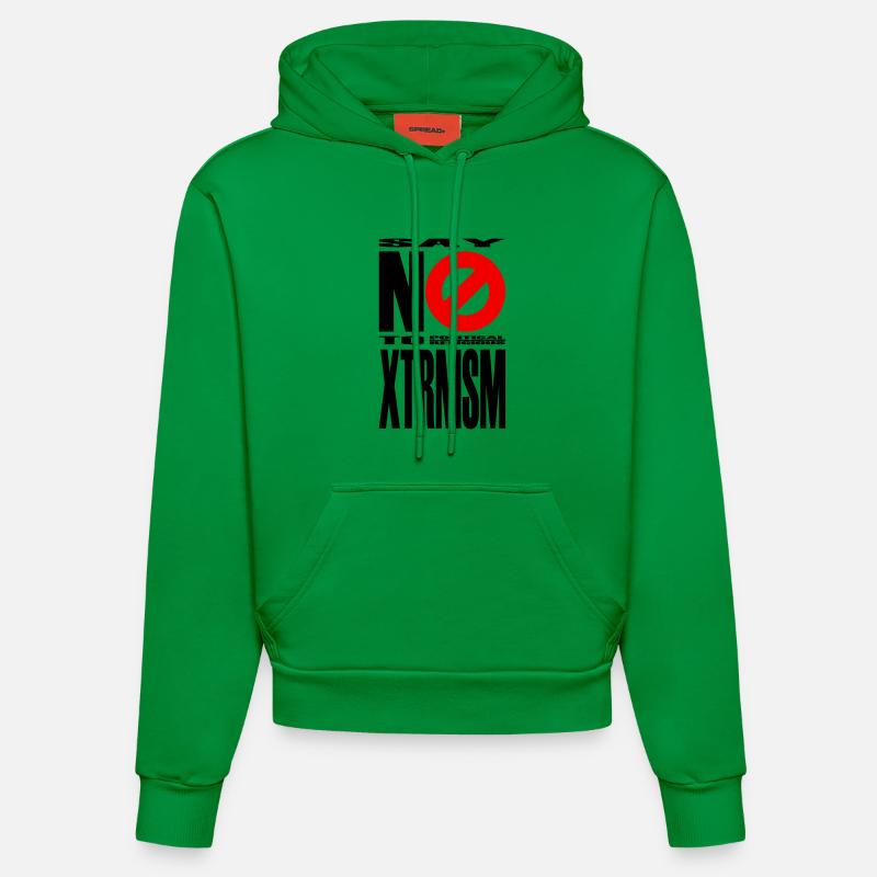 NO2XTRMSM - Sweat à capuche bio ajusté fabriqué en UE - City Green