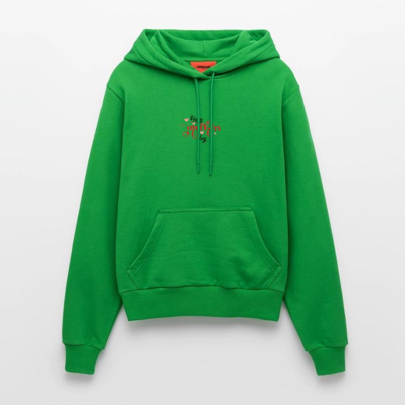 Muttertag, Muttertag, Muttertag, Muttertag, Muttertag Organic Fitted Hoodie Made in EU