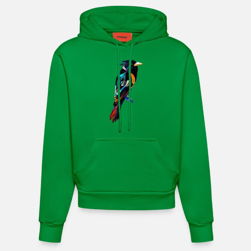 Pie - Sweat à capuche bio ajusté fabriqué en UE - City Green