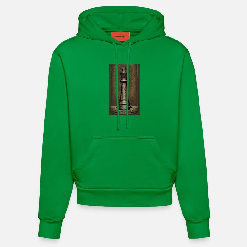 Échecs | Pièce d’échecs | Joueur d’échecs - Sweat à capuche bio ajusté fabriqué en UE - City Green
