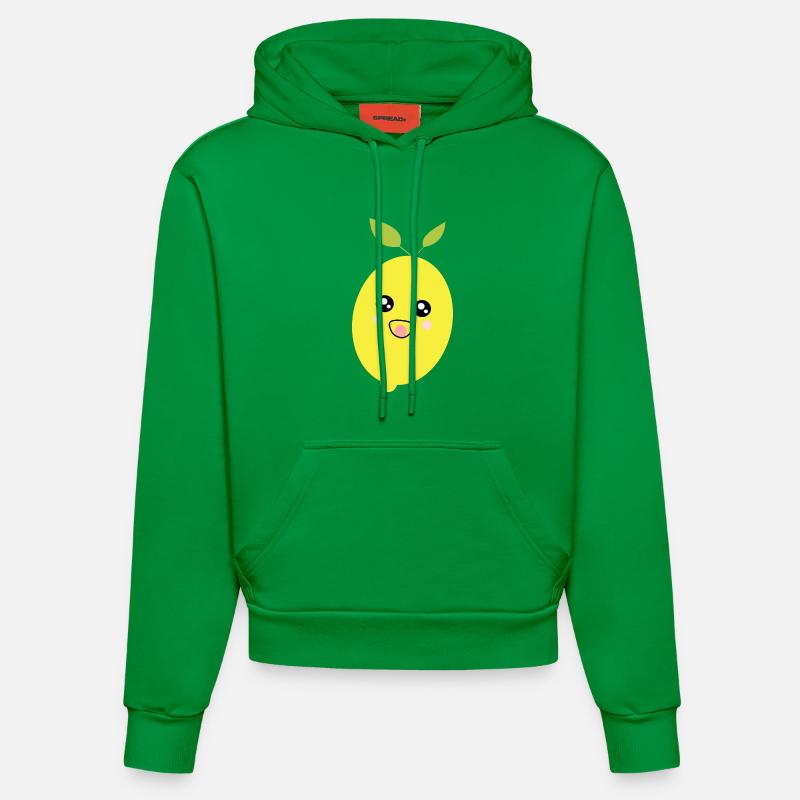 Carnaval, Carnaval, Costume, Lemon - Sweat à capuche bio ajusté fabriqué en UE - City Green