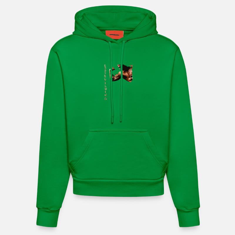 Conception de force pauvre musculaire - Sweat à capuche bio ajusté fabriqué en UE - City Green