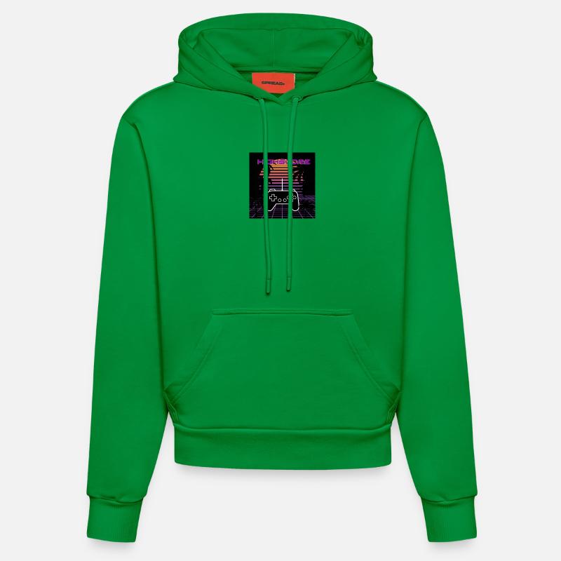 Note élevée - Sweat à capuche bio ajusté fabriqué en UE - City Green