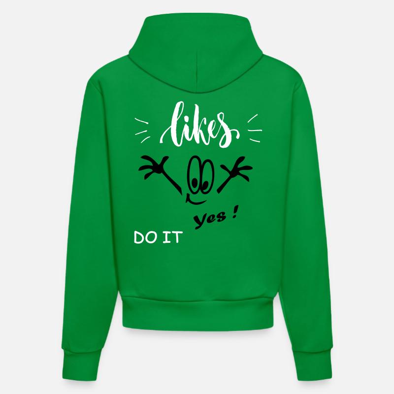 aime Yeah Comic - Sweat à capuche bio ajusté fabriqué en UE - City Green