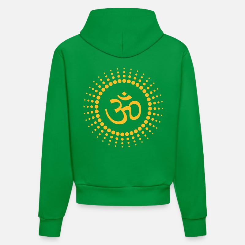 Om Point de Sun - Sweat à capuche bio ajusté fabriqué en UE - City Green