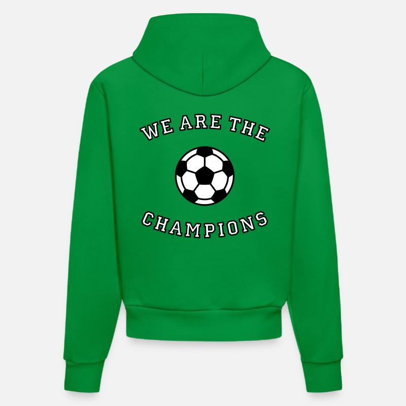 Nous sommes les champions (2C) - Sweat à capuche bio ajusté fabriqué en UE - City Green