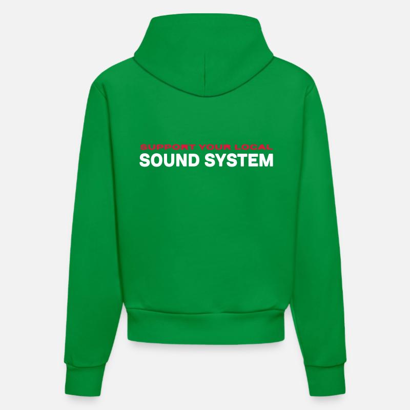 sylssl.ai - Sweat à capuche bio ajusté fabriqué en UE - City Green