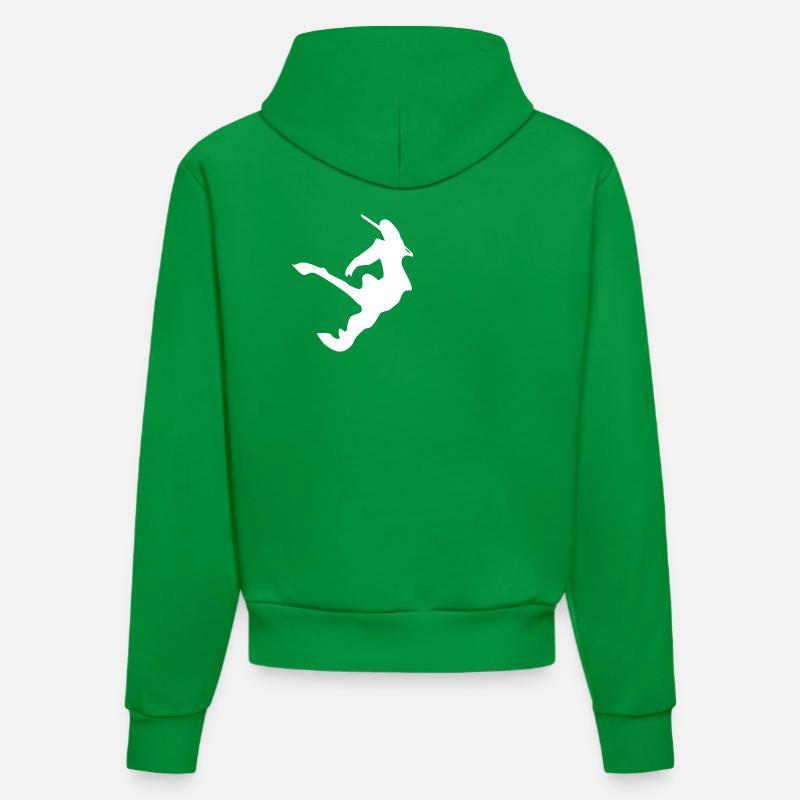 Plongée - Sweat à capuche bio ajusté fabriqué en UE - City Green