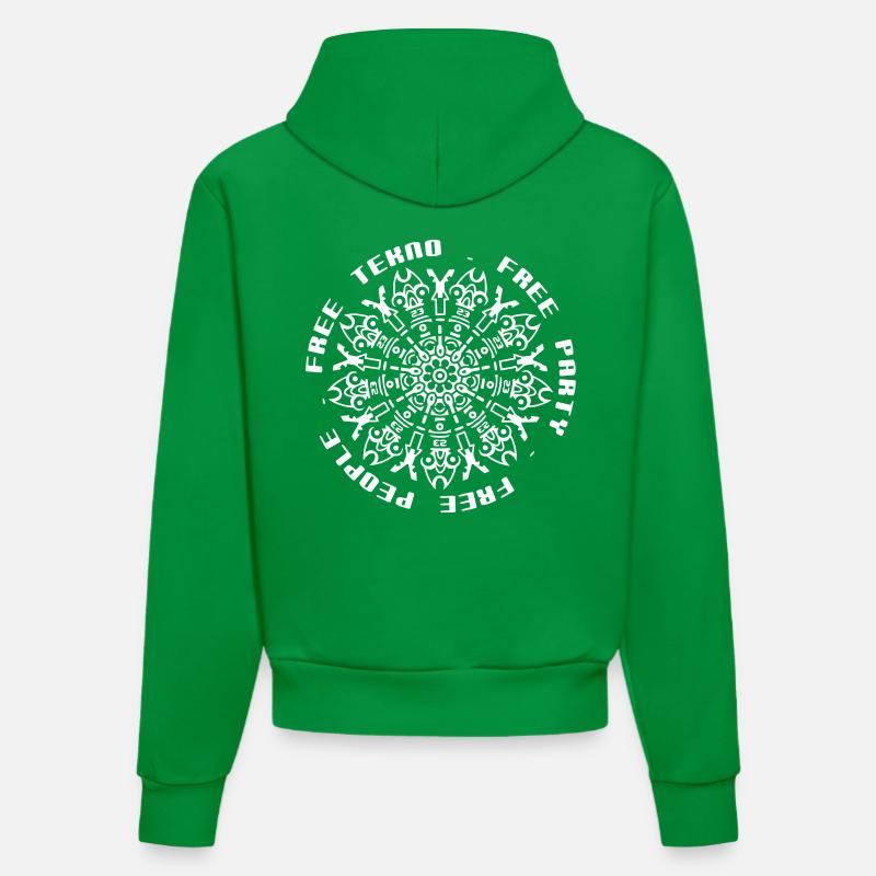 tekno gratuit Noctambules gratuit - Sweat à capuche bio ajusté fabriqué en UE - City Green