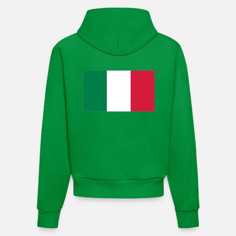 Drapeau national du Mexique - Sweat à capuche bio ajusté fabriqué en UE - City Green