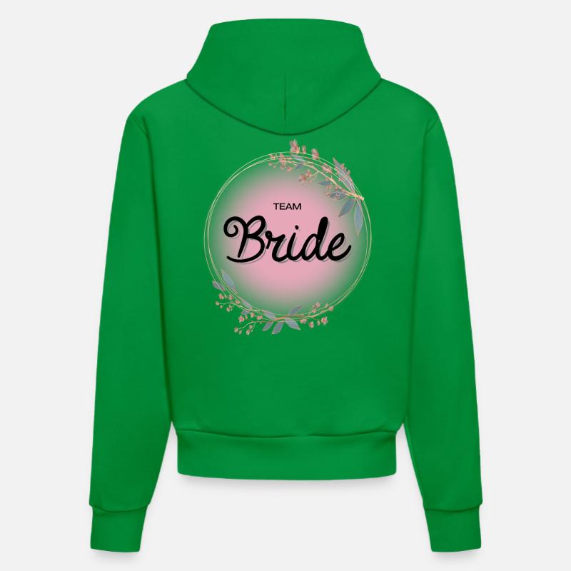 Équipe Bride4 - Sweat à capuche bio ajusté fabriqué en UE - City Green