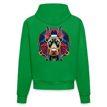 Doberman - Sweat à capuche bio ajusté fabriqué en UE - City Green - Dos
