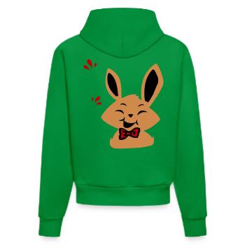 Osterhase - Organic Fitted Hoodie Made in EU - City Green - Hinten