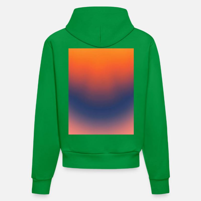 Dégradé de la braise de minuit - Sweat à capuche bio ajusté fabriqué en UE - City Green
