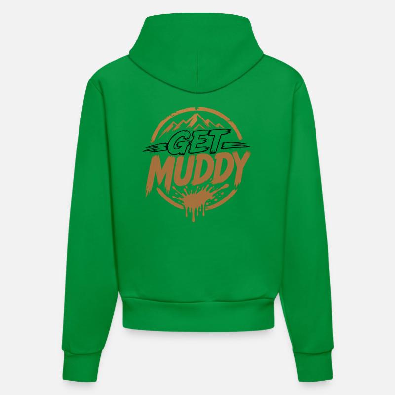 Boue - Sweat à capuche bio ajusté fabriqué en UE - City Green
