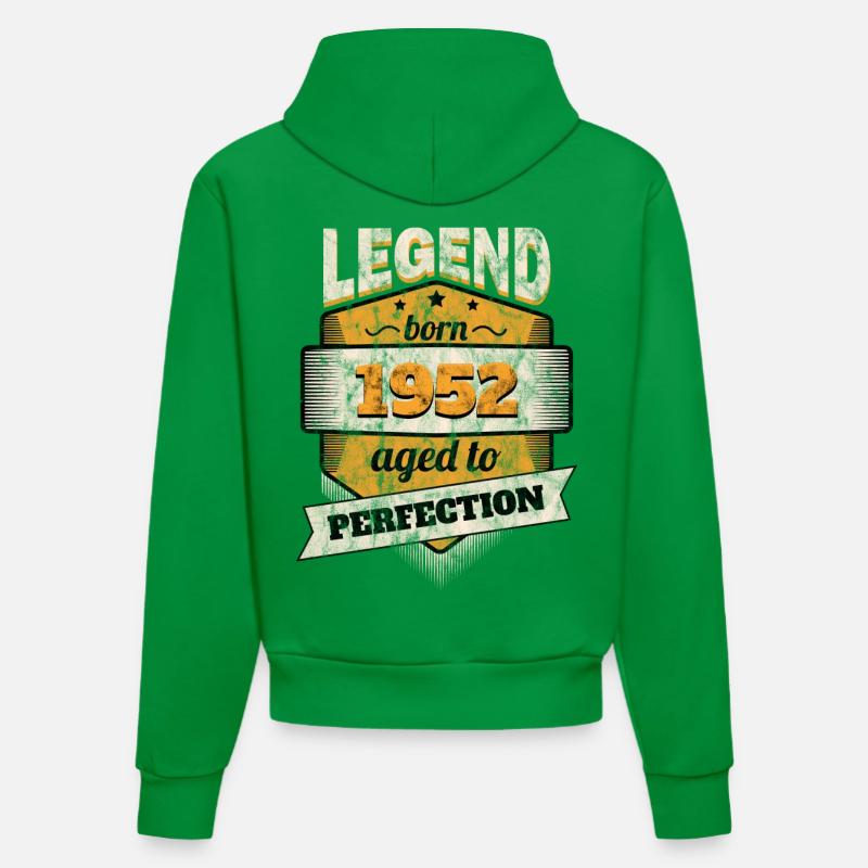 1952 - Sweat à capuche bio ajusté fabriqué en UE - City Green