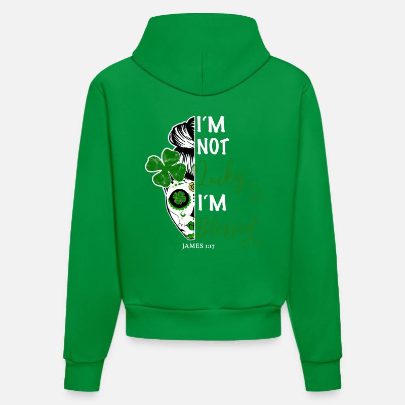 Verset religieux chrétien - Sweat à capuche bio ajusté fabriqué en UE - City Green
