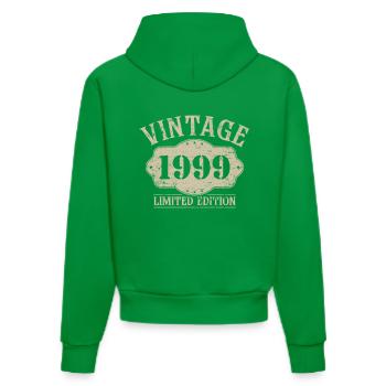 1999 Limited Edition 25. Geburtstag - Organic Fitted Hoodie Made in EU - City Green - Hinten