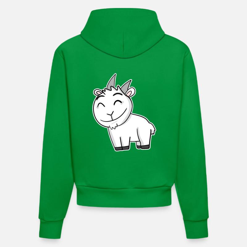 Bouc de chèvre - Sweat à capuche bio ajusté fabriqué en UE - City Green
